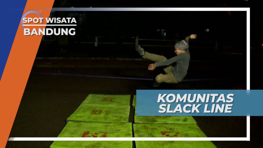 Slackline, Olahraga Ekstrem yang Seru dan Menegangkan, Bandung