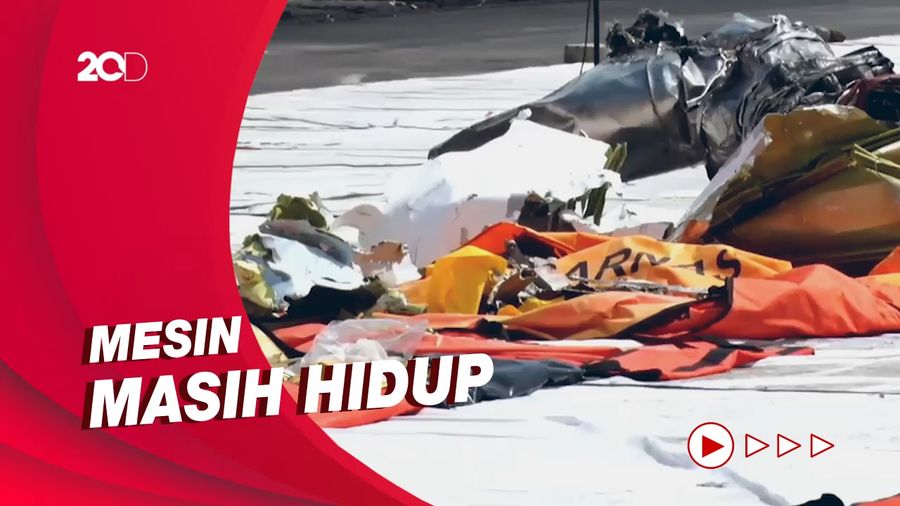 KNKT Pastikan Sriwijaya Air SJ182 Tak Meledak Sebelum Membentur Air