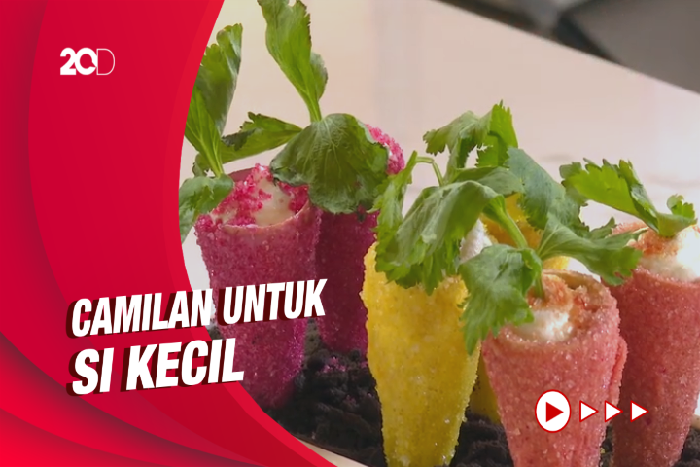 Masak Masak: Resep Dessert Cone Cokelat dengan Krim Keju