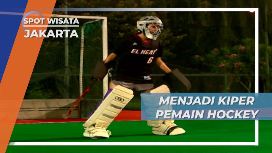 Kiper Field Hockey Sang Penghadang Bola, Jakarta 