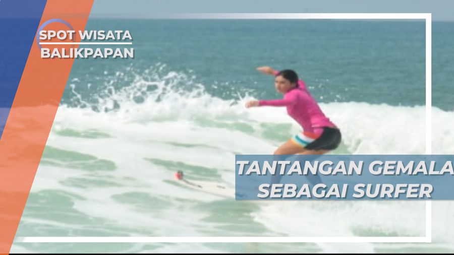 Penitih Buih Ombak Lautan Tak Hanya Mewakili Peselancar Wanita, Balikpapan