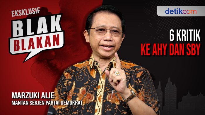 Marzuki Alie Blak-blakan Kritik AHY dan SBY