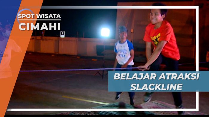 Ketekunan dan Rajin Mencoba, Pangkal Bisa Slackline Cimahi