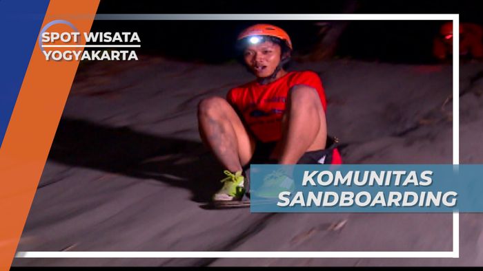 Komunitas Sandboarding, Meluncur Malam Gumuk Pasir Yogyakarta