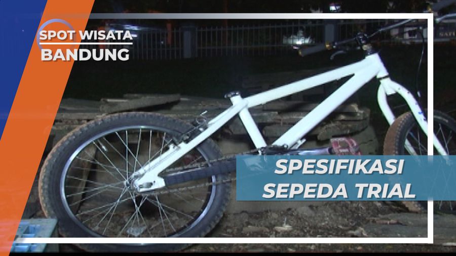 Tanpa Jok, Sepeda Trial Tingkat Mahir Bandung