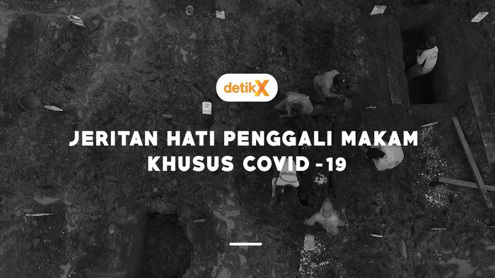 Jeritan Hati Penggali Makam Khusus Covid-19