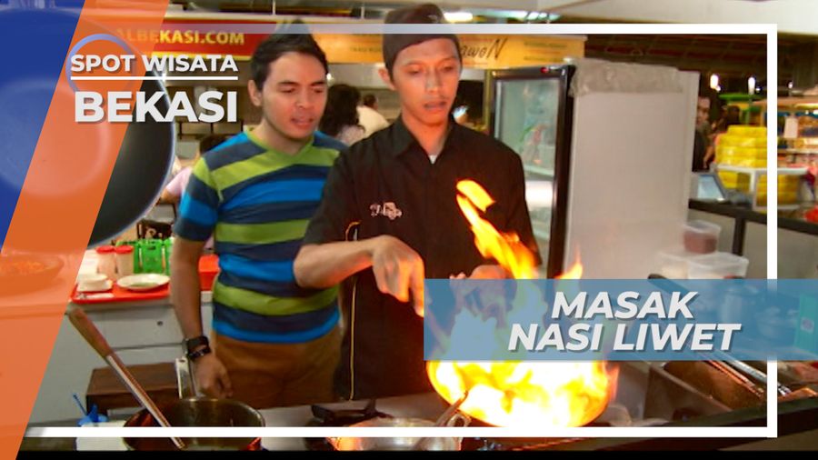 Mas Kameraman Tergoda Mencicipi Es Teler, Makan Malam Nasi Liwet Bekasi