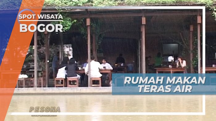 Rumah Makan Dengan Kolam Pancing, Teras Air Bogor