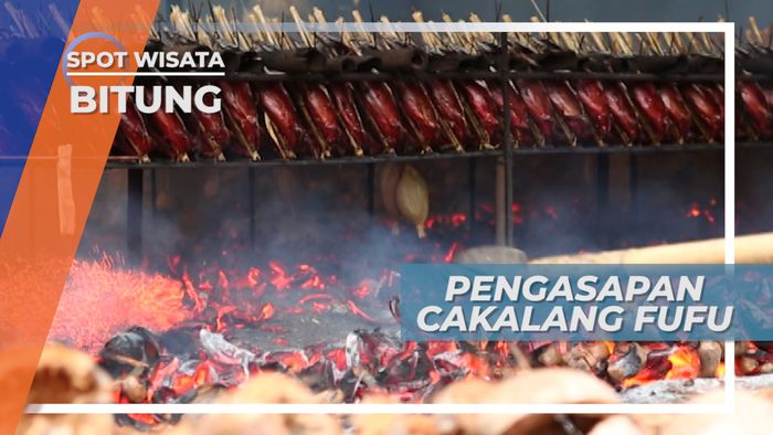 Woku Woku, Pengasapan Isi Cakalang Bitung Sulawesi Utara
