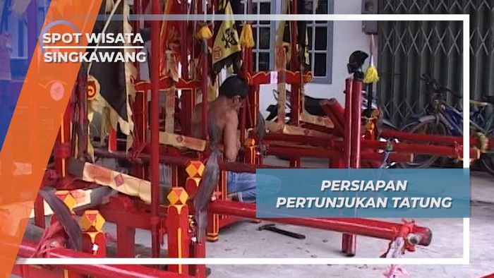 Persiapan Arak Arakan Para Tatung Singkawang Kalimantan Barat 