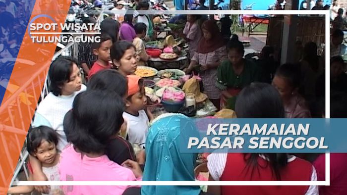 Pasar Senggol Tulungagung, Keramaian Kuliner Bangoan Kedongwaru di Hari Minggu