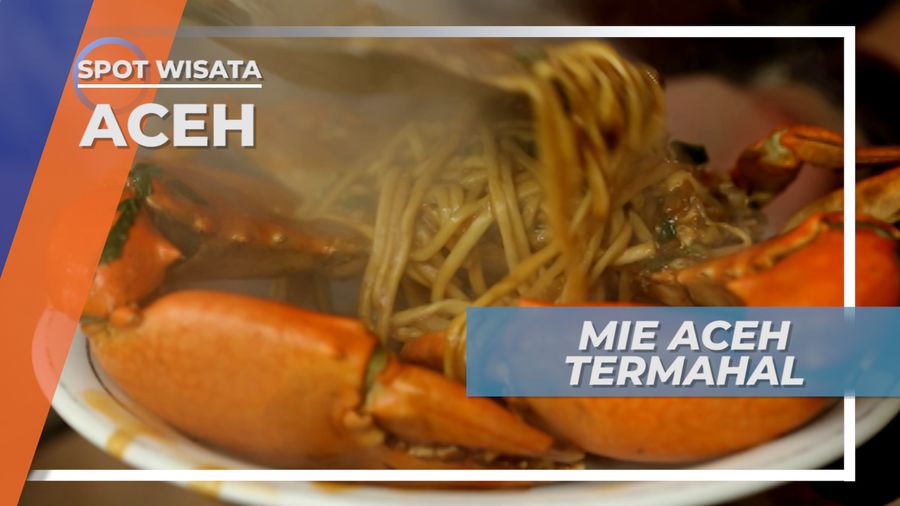 Mie Aceh Termahal, Karena Dibalut Satu Kilogram Kepiting