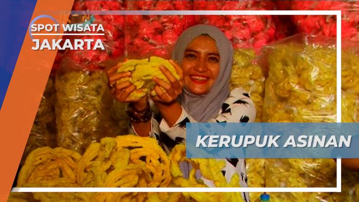 Kerupuk Asinan, Si Merah Kuning Lezat Dicolek Sambel Kacang Jakarta
