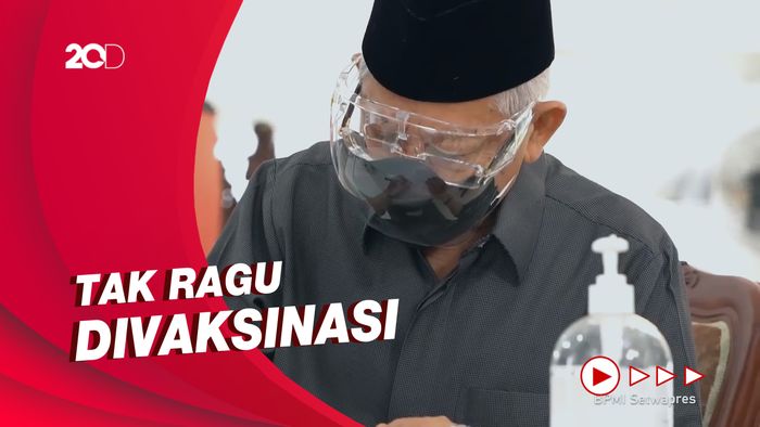 Maruf Amin Sudah Divaksinasi Corona, Menkes: Jadi Motivasi Lansia