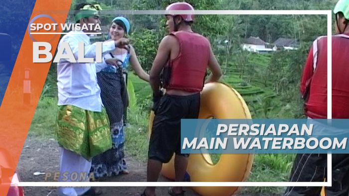 Waterboom Alam di Desa Jatiluwih Tabanan Bali 