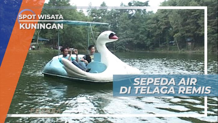 Sepeda Air di Telaga Remis, Kuningan