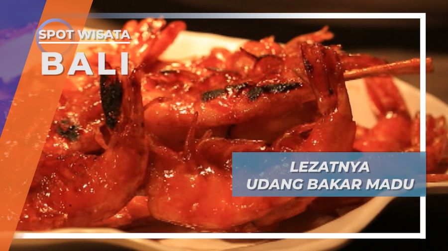 Udang Bakar Madu, Nuansa Balai Atas Air di Kuta Bali