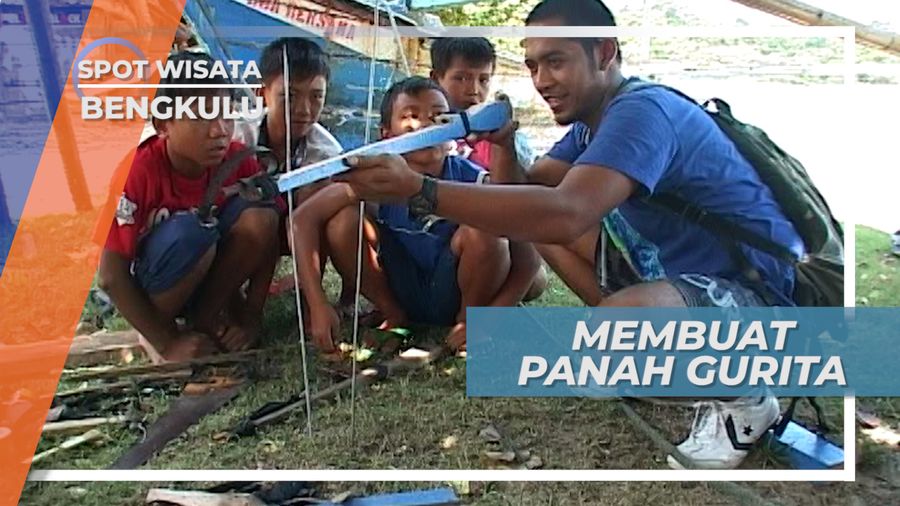 Alat untuk Memburu Gurita, Terbuat dari Kayu dan Gagang Payung, Bengkulu