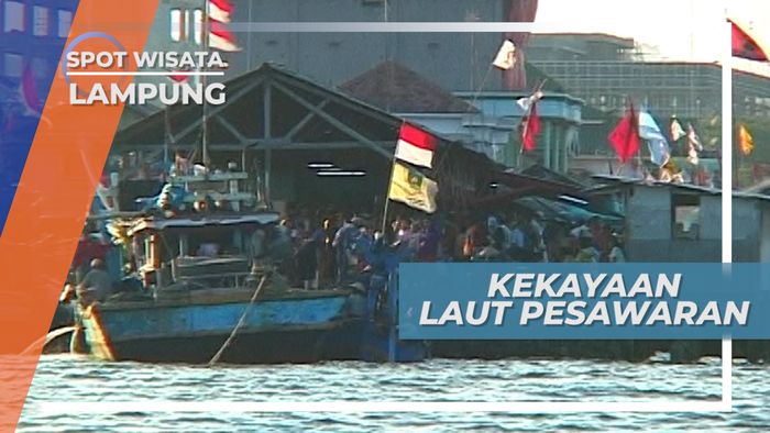 Bandrong, Memancing Dengan Layangan Laut Pesawaran Lampung