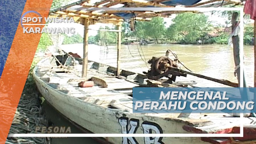 Bentuk Unik Haluan Perahu Condong, Karawang