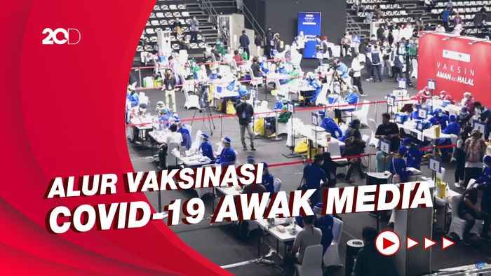 Awak Media Cerita Pengalaman Usai Divaksinasi