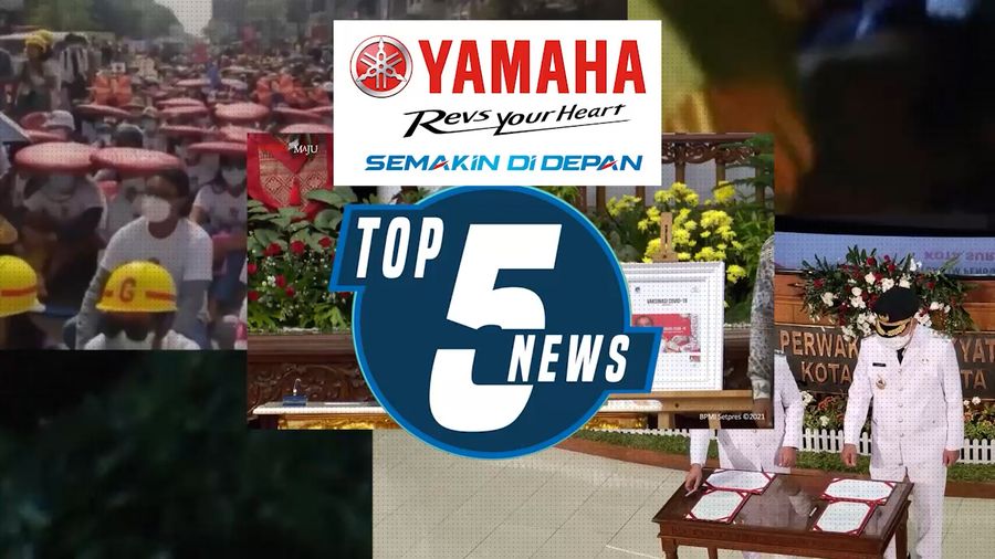 Top 5: Gibran Resmi Walkot Solo, Demo Besar-besaran di Myanmar