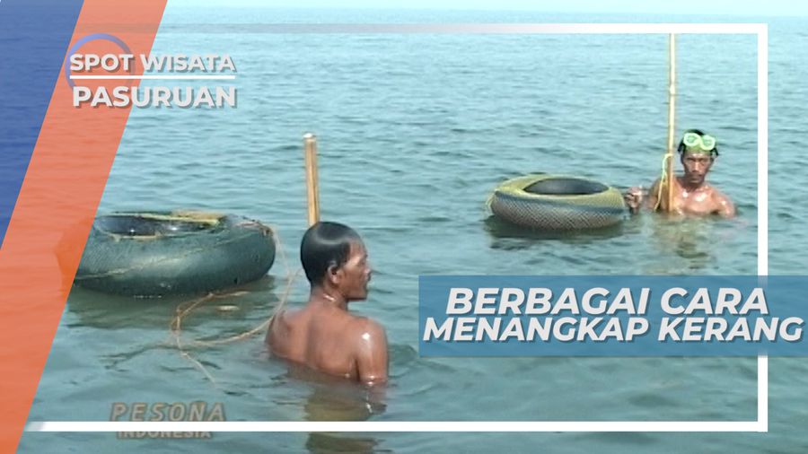 Garitan, Alat Tradisional Untuk Berburu Kerang, Pasuruan