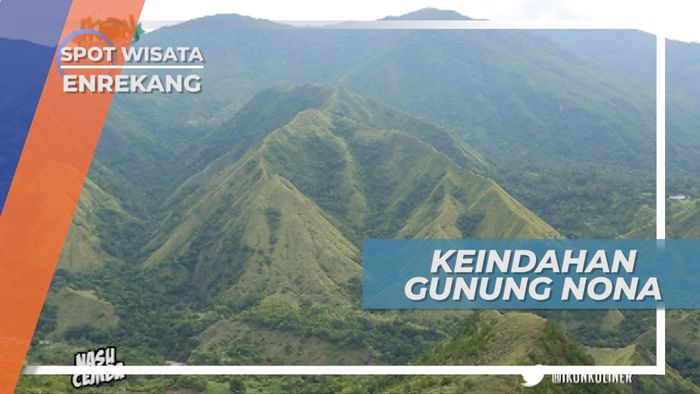 Gunung Nona, Bentuknya Unik Hanya ada Satu Di Dunia, Sulawesi Selatan