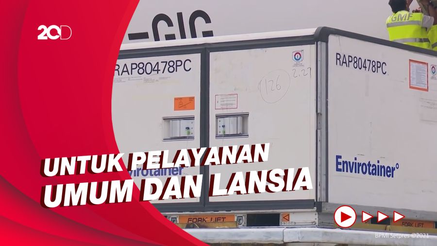 10 Juta Bahan Baku Vaksin Sinovac Tahap 5 Tiba di Soetta