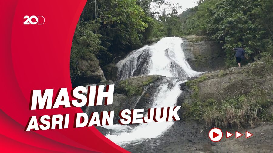 Belum Terjamah Pemerintah, Begini Asrinya Air Terjun Indo Rannuang