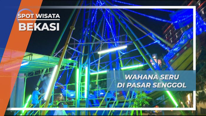 Bernostalgia Yuk, Menaiki Wahana Tradisional di Pasar Senggol Bekasi