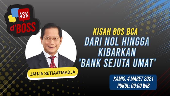Nantikan Obrolan detikcom Bersama Presdir BCA Jahja Setiaatmadja