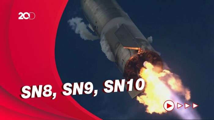 Beda 3 Uji Coba Roket Starship SpaceX yang Berakhir Ledakan