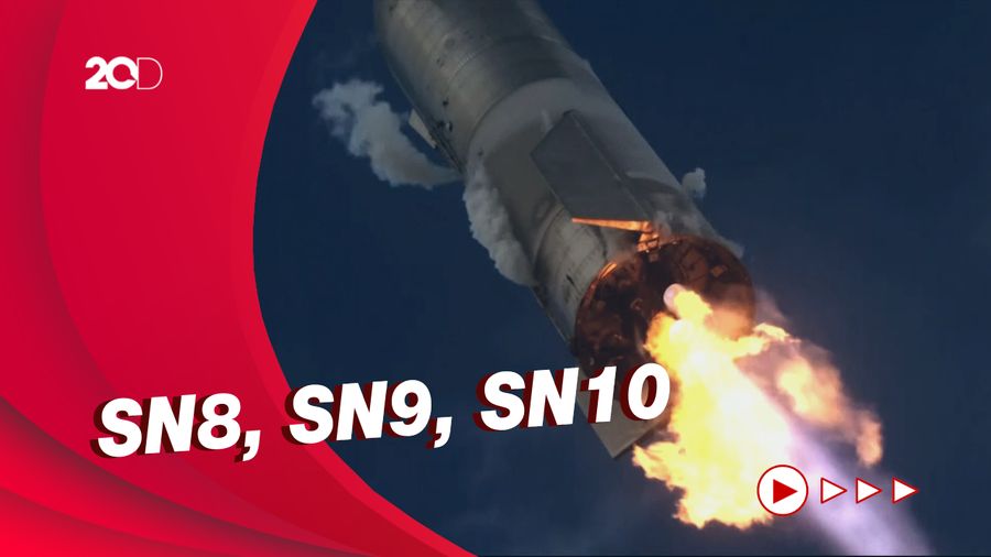 Beda 3 Uji Coba Roket Starship SpaceX yang Berakhir Ledakan