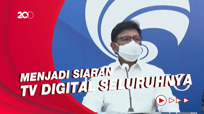 Kominfo Hentikan Siaran TV Analog Paling Lambat November 2022