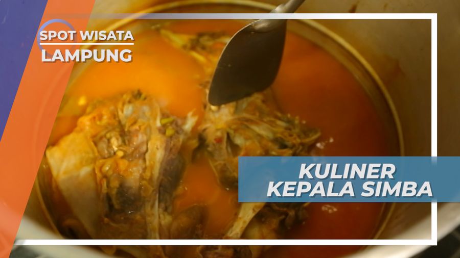Butuh Piring Jumbo untuk Menyajikan Pindang Kepala Simba, Lampung