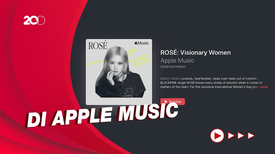 Playlist Pilihan Rose BLACKPINK untuk Rayakan International Womens Day