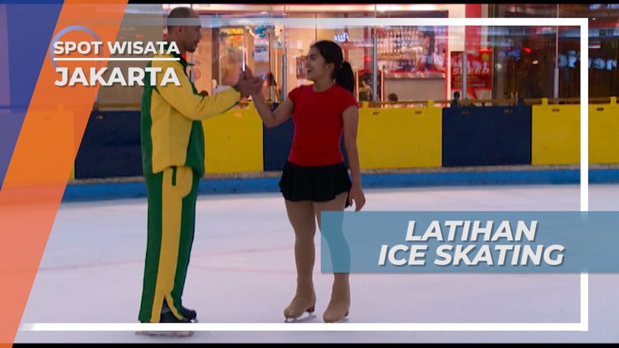 Berlatih Berbagai Tehnik Ice Skating, Jakarta