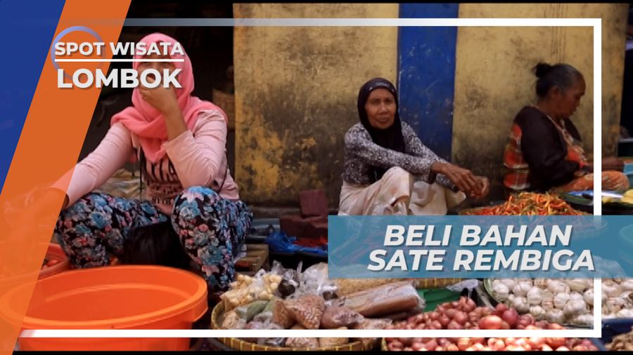 Belanja Bahan Untuk Memasak Sate Rembiga Khas Lombok