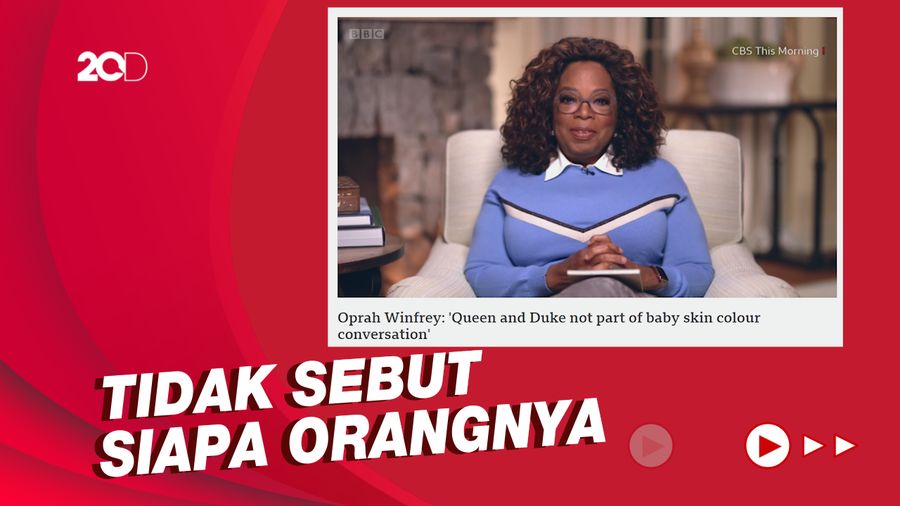 Oprah: Bukan Ratu Elizabeth yang Singgung Warna Kulit Anak Meghan-Harry