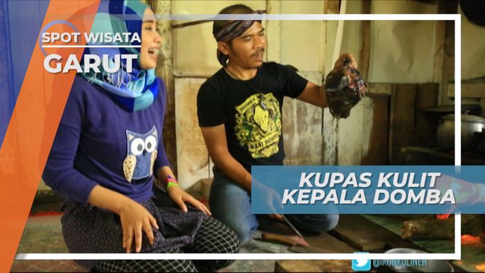 Teknik Mengupas Kulit Kepala Domba untuk Gulai, Garut