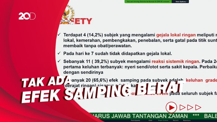 Peneliti Ungkap Hasil Uji Klinis Fase 1 Vaksin Nusantara
