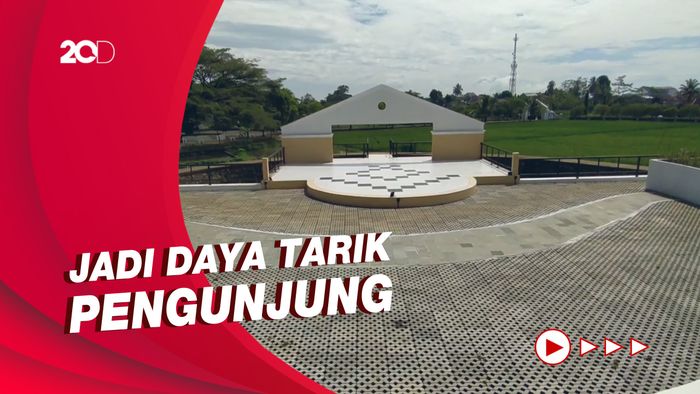 Situs Jambansari Ciamis Disulap Jadi Taman Asri yang Indah