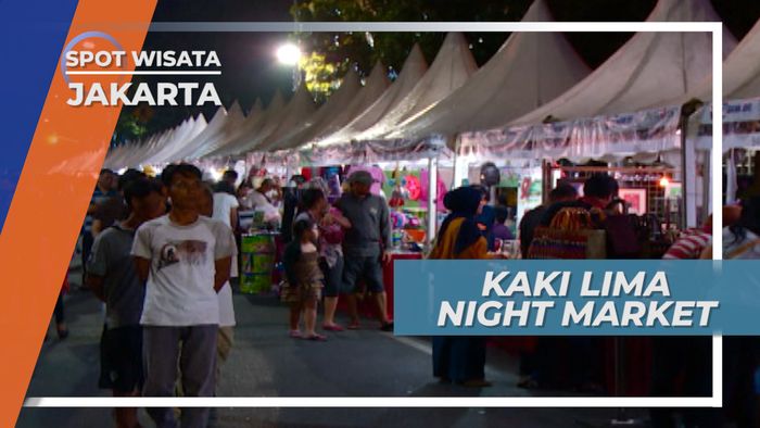 Jalan Malam di Kaki Lima Night Market, Jakarta