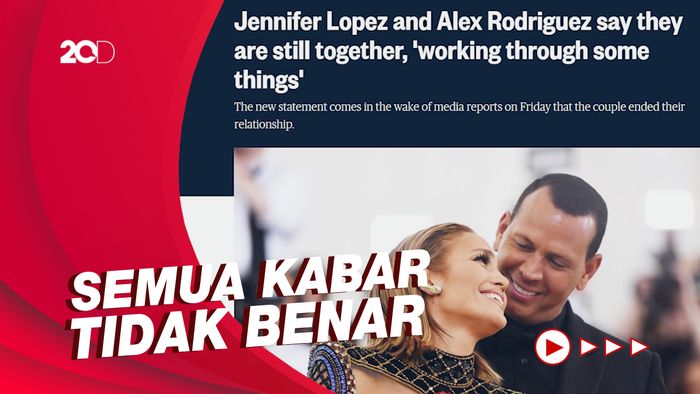 Tepis Kabar Putus, Jennifer Lopez dan Alex Rodriguez Masih Bersama