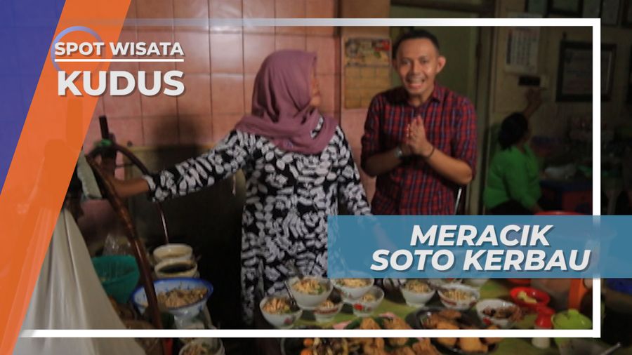 Meracik Soto Kerbau, Kuliner Berkuah Khas Kota Kudus Jawa Tengah