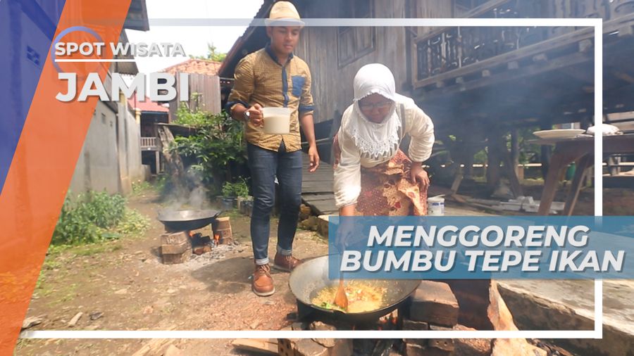 Merebus Tepe Ikan, Menggoreng Bumbu, Kuliner Kakap Merah Desa Mudung Laut Jambi