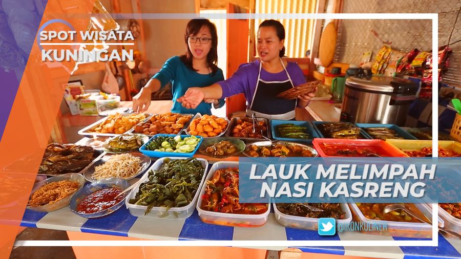 Lauk Melimpah, Nasi Kasreng Menggoda Lidah, Kuningan
