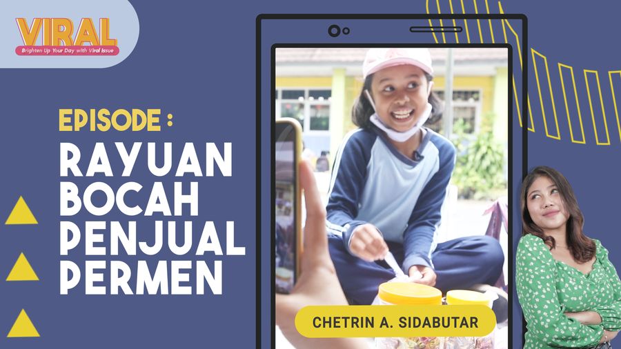 Viral S3 Marketing Bocah Penjual Permen di Bandung