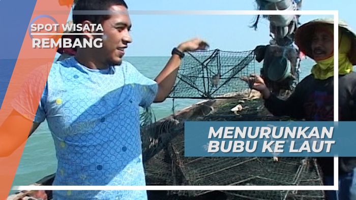 Menebar Bubu Rajungan Sepanjang 4 Kilometer di Lepas Pantai Laut Rembang